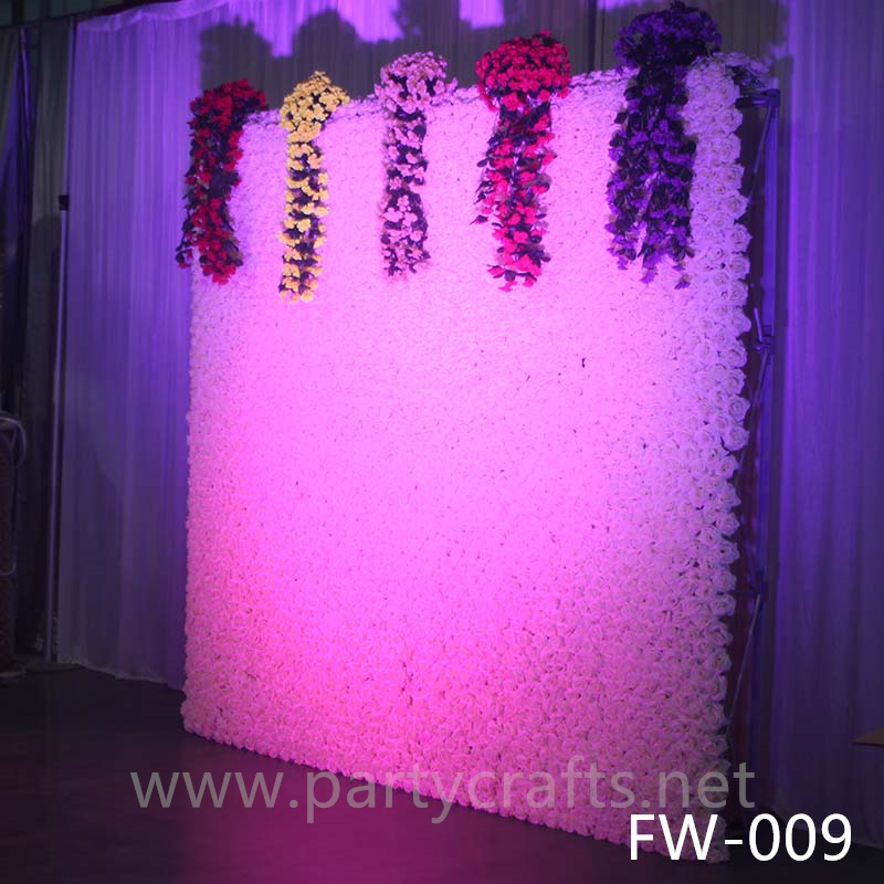 pink 3D flower wall romantic rose floral wall for party events planning bridal shower couples shower wedding photo backdrops decoration