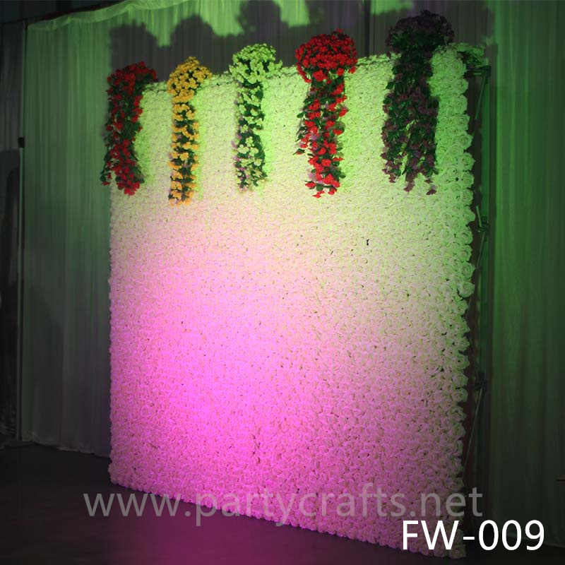 pink 3D flower wall romantic rose floral wall for party events planning bridal shower couples shower garden layout wedding photo backdrops decoration