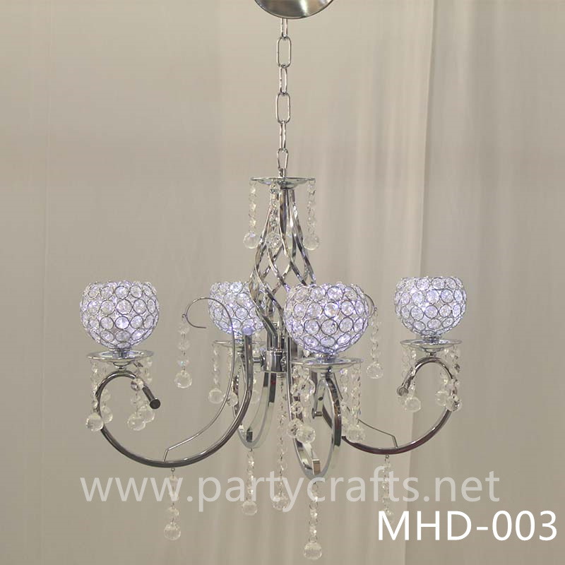 4 arms crystal chandelier  ceiling lamp led light dining room chandelier christmas wedding party decoration lobby decoration hotel decoration event decoration