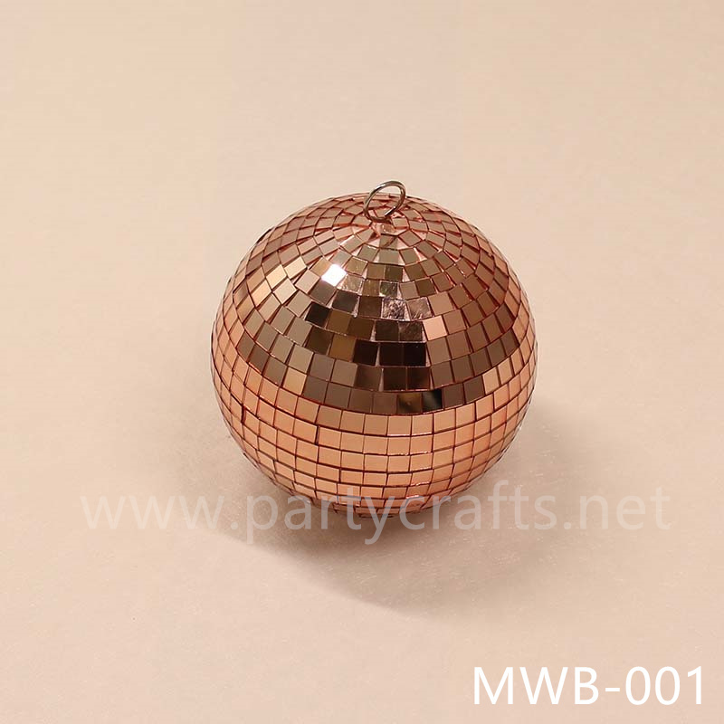 hanging mirror sequin ball rose gold & gold & silver centerpiece wedding party event decoration birthday party hotel hall decoration