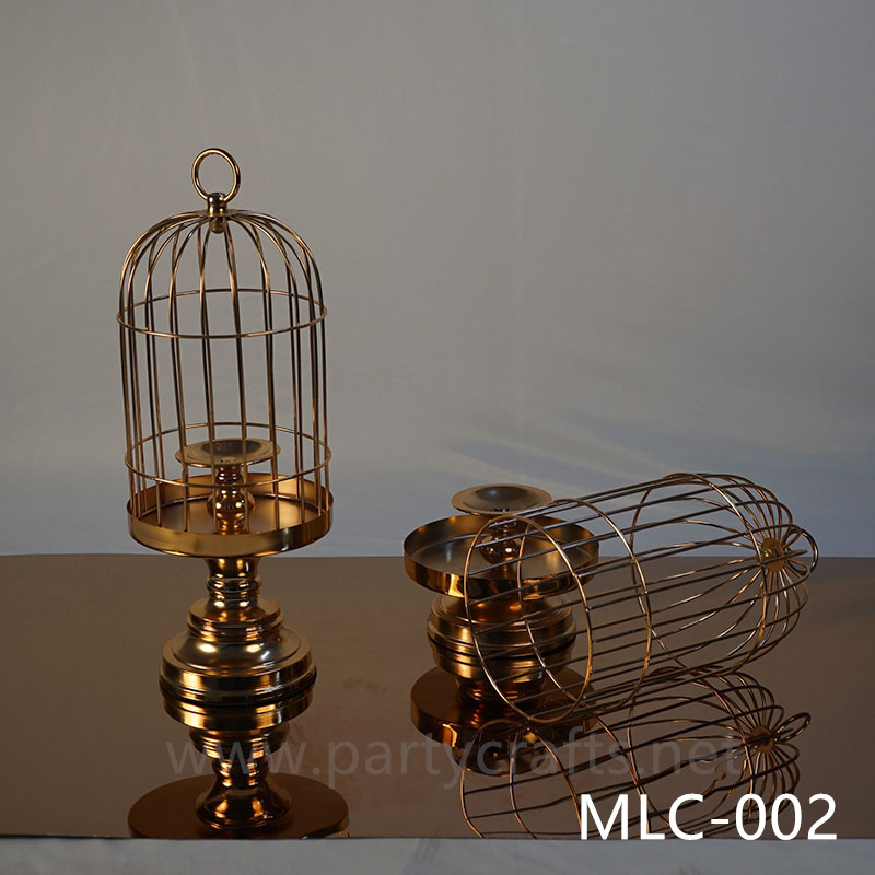 gold birdcage Wedding Lantern candel holder table centerpiece wedding party event table decoration Wedding Lantern for Couple bridal shower decoration