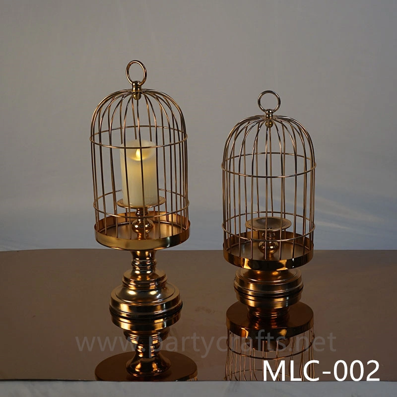 gold birdcage Wedding Lantern candel holder table centerpiece wedding party event table decoration Wedding Lantern for Couple bridal shower decoration