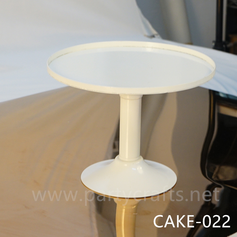 white 1 tier metal cake stand birthday party event decoration cake table decoration