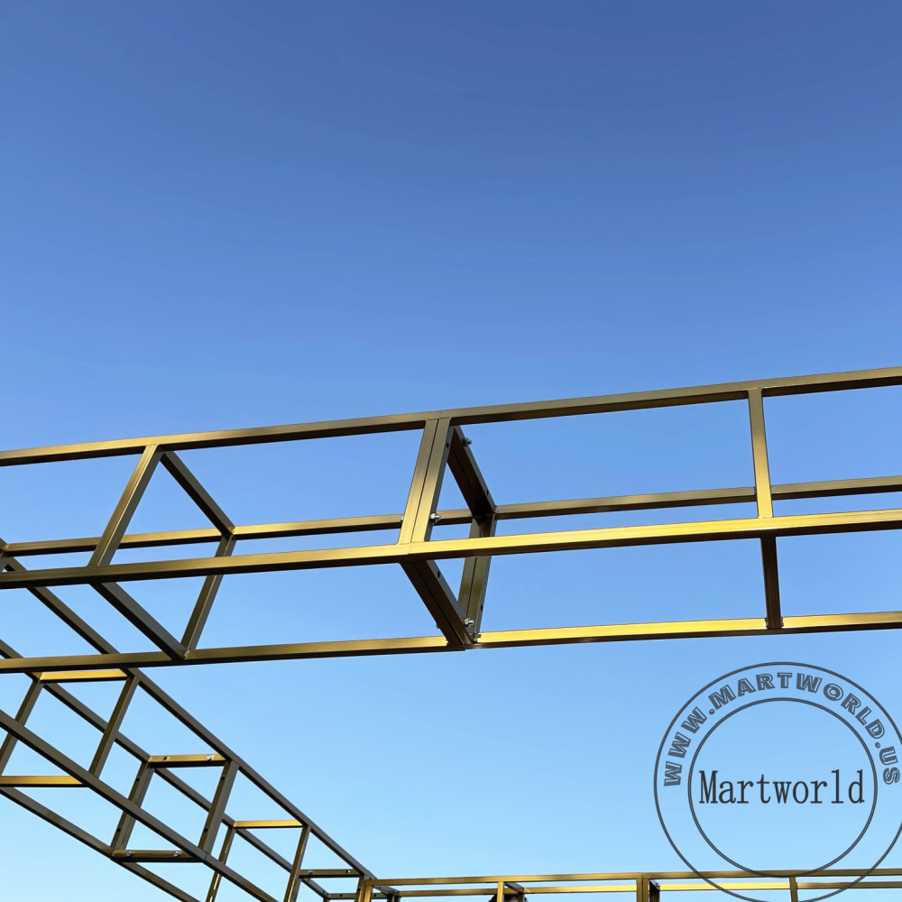 Gold chuppah wedding mandap wedding arch ceremony arch Gazeebo chuppah ceremony frame  gold chuppah kit    bridal shower couples shower stage decor wedding aisle photo backdrop decor ideas