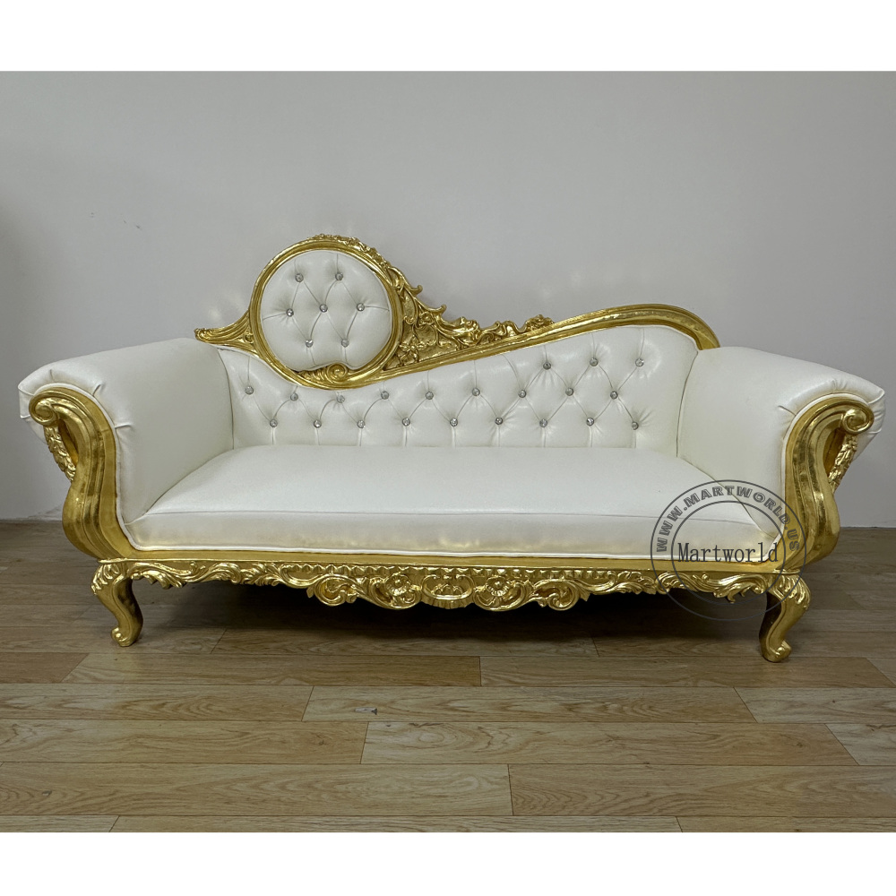 gold luxury royal event wedding king and queen throne chairs for bride and groom