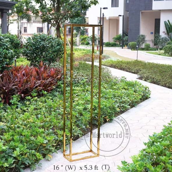 flower stand tall metal vase for party photo backdrop