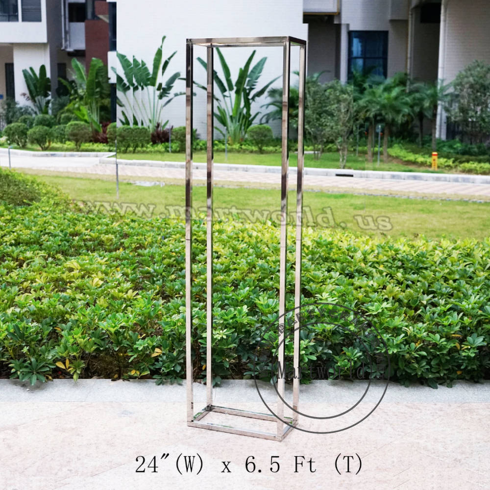 flower stand tall metal vase for party photo backdrop