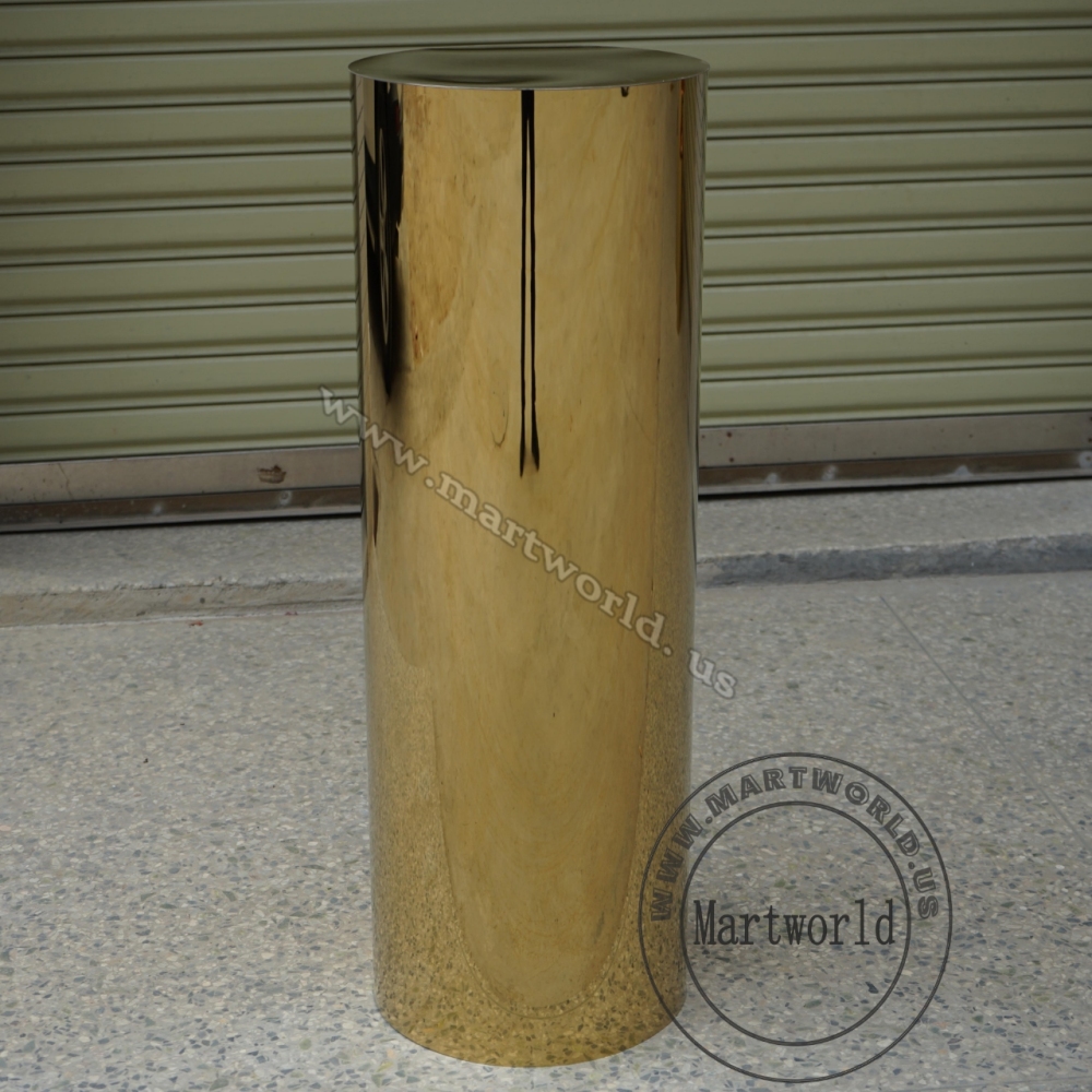 Pedestal gold table cylinder plinth table cake table birthday party table sweet table wedding table