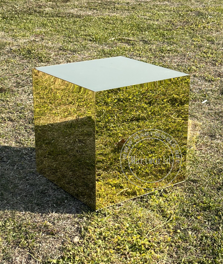 Gold mirror box glass mirror boxes wedding events backdrop outdoor  decorations birthday decor birthday ideas sweet table