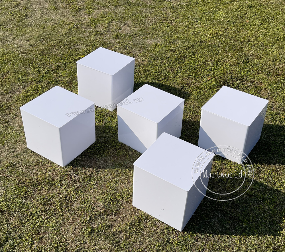White mirror box glass mirror boxes wedding events backdrop outdoor decorations birthday decor birthday ideas sweet table