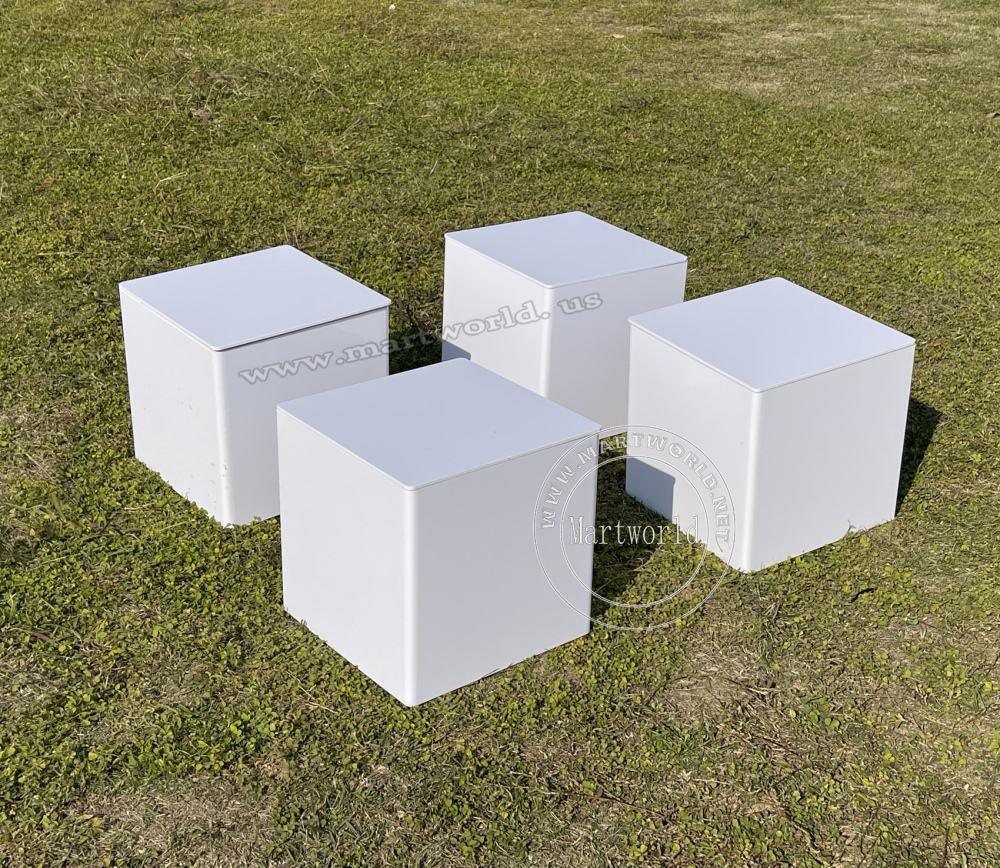 White mirror box glass mirror boxes wedding events backdrop outdoor decorations birthday decor birthday ideas sweet table
