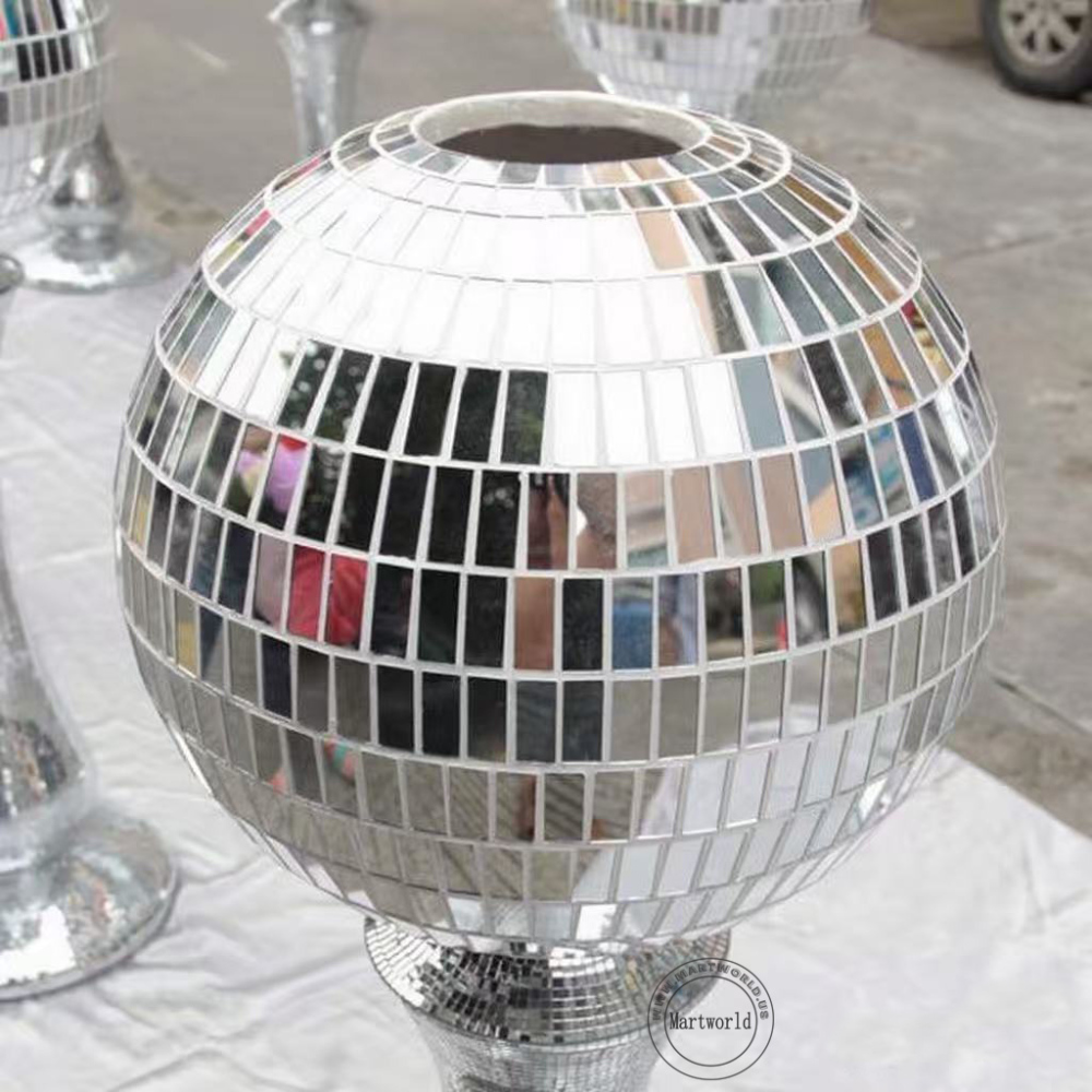 silver mirror fiber glass flower vase tall vase wedding party event home decoration bridal shower decoration aisle decoration