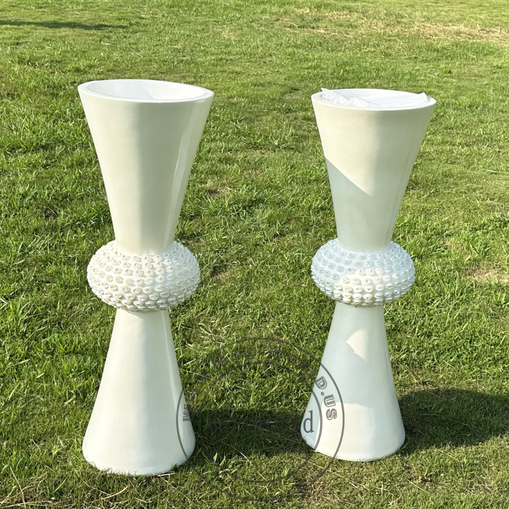 flower vase  white vase fiber glass vase  floor vase cylinder vase plant vase centerpieces for wedding party event