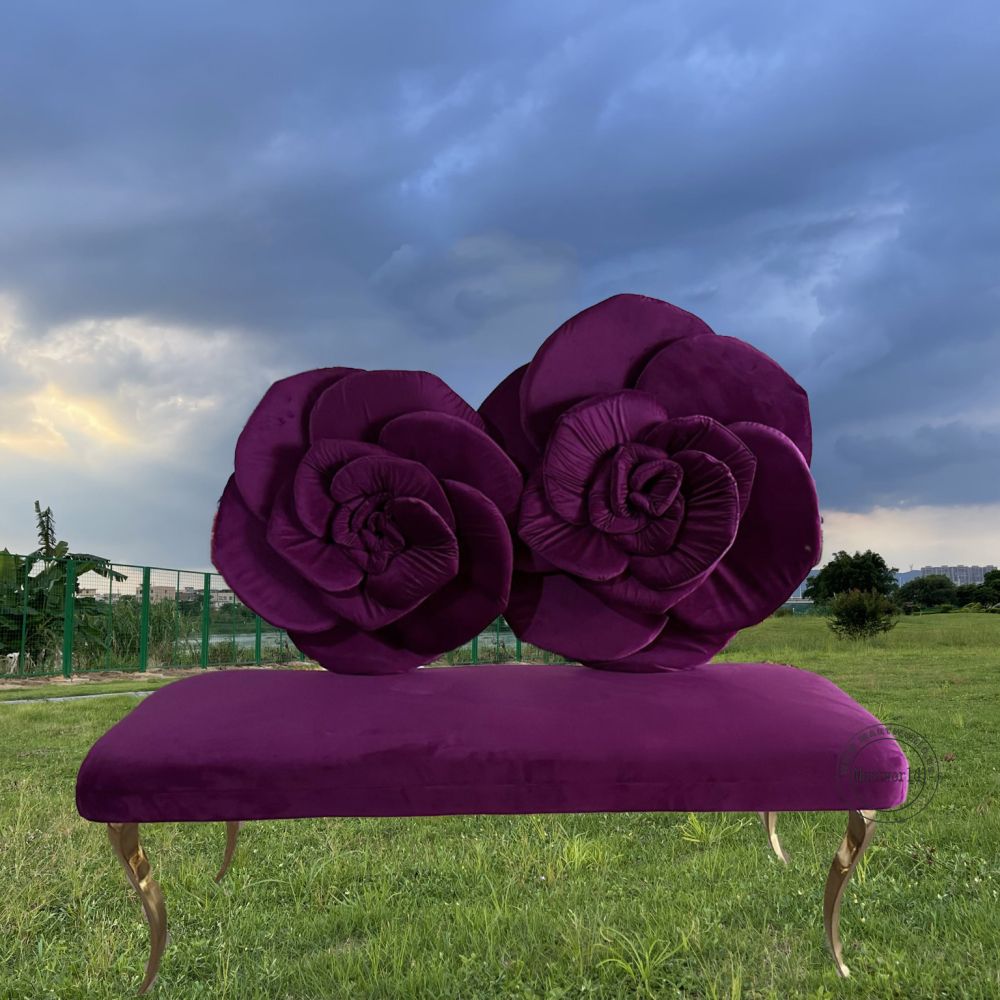 rose back sofa wedding couch wedding party decorate chairs