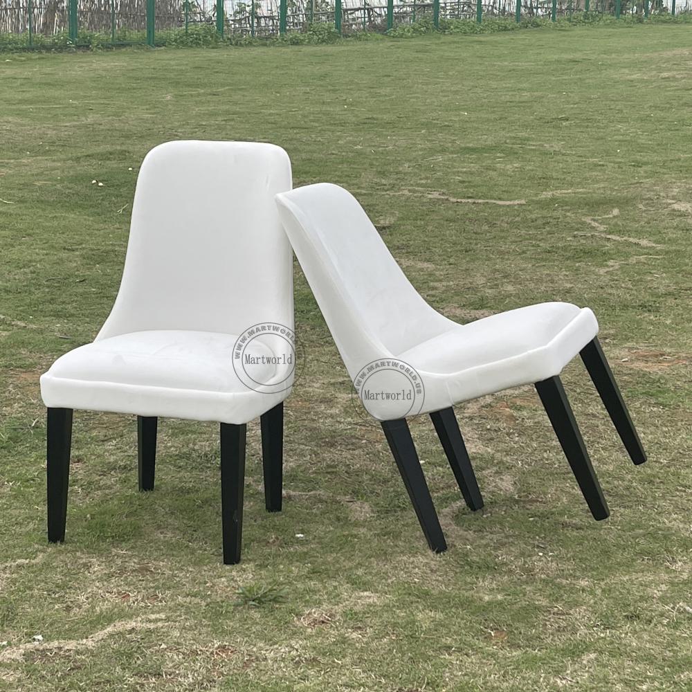 White velvet Wingback Chair  leg chair chair armless  chair events chair wedding chairs party chair