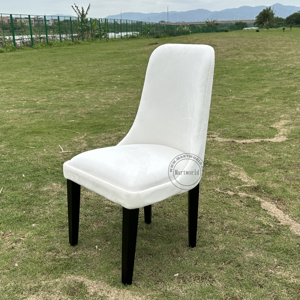 White velvet Wingback Chair  leg chair chair armless  chair events chair wedding chairs party chair