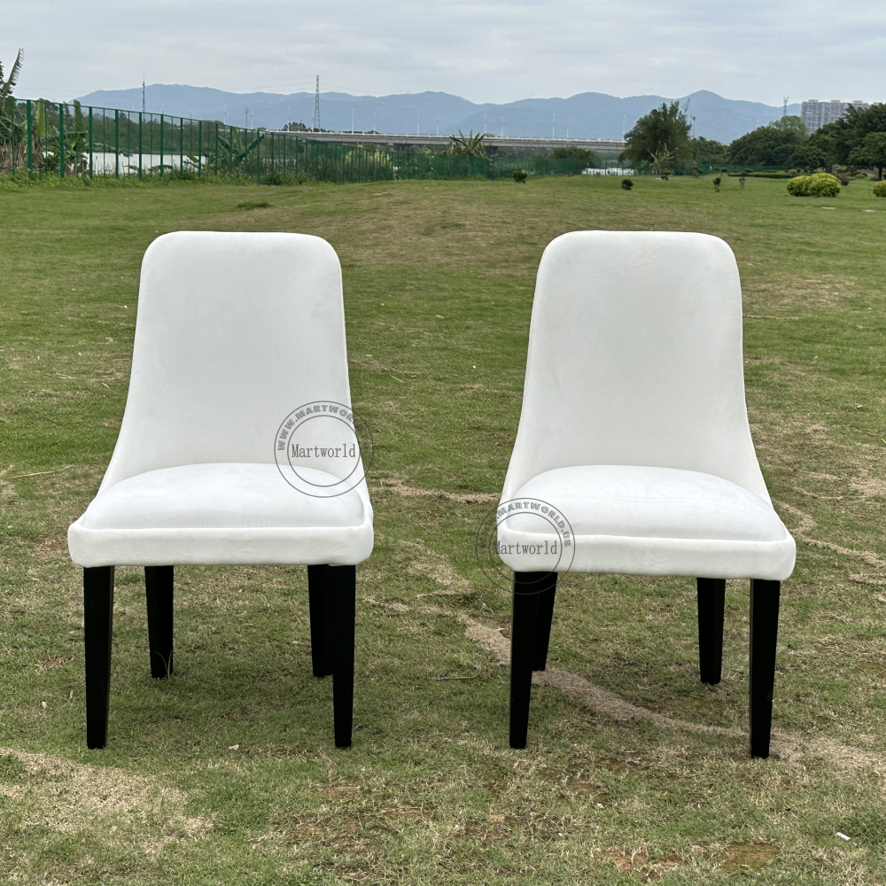 White velvet Wingback Chair  leg chair chair armless  chair events chair wedding chairs party chair