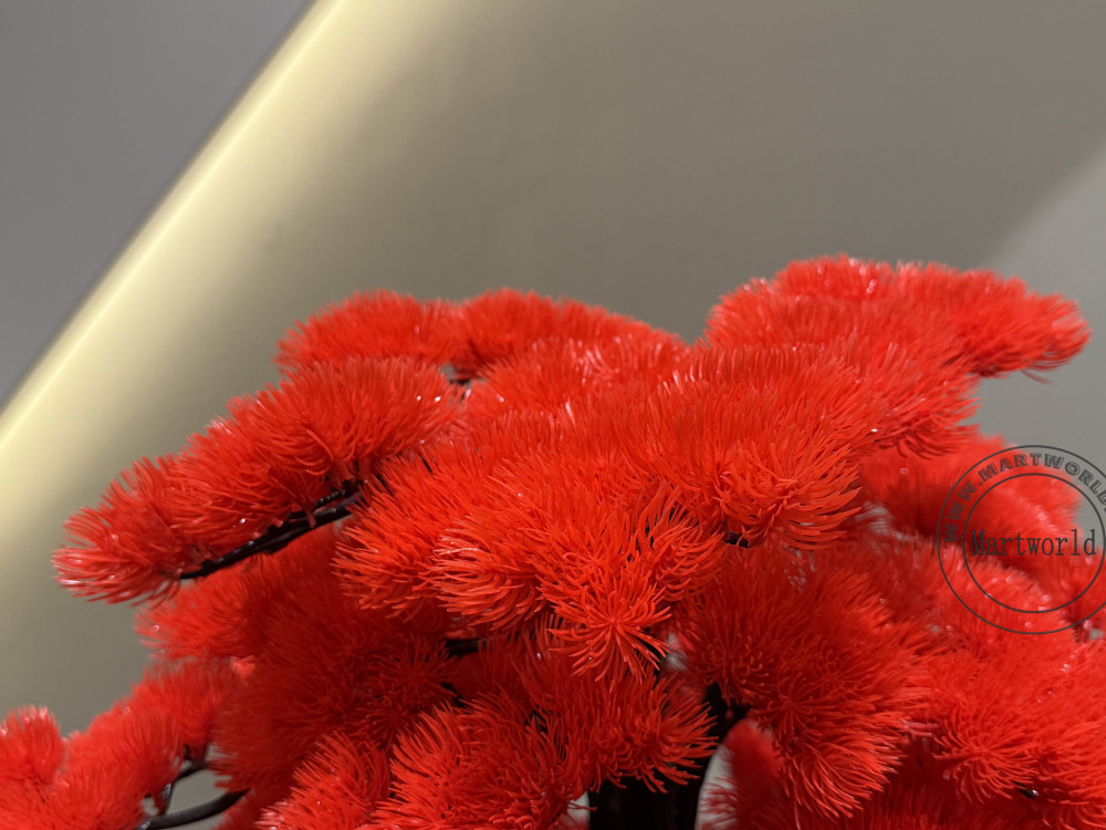 Bonsai tree red arfificial pine tree detachable faux tree artificial bonsai tree Christmas decor villa courtyard decor landscape decor ideas