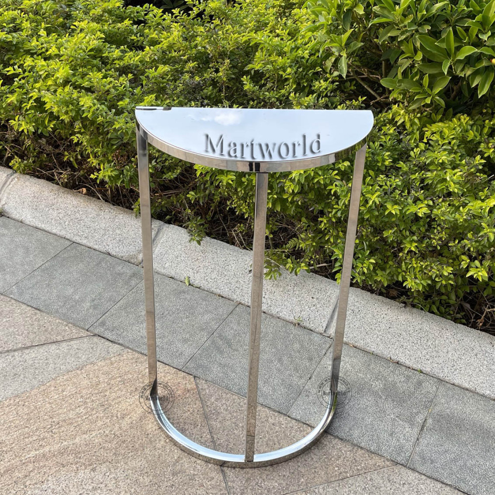 silver and gold moon shape cake candy table top gold base aisle decoration home decoration art display stands wedding birthday party event bridal shower planning decoration