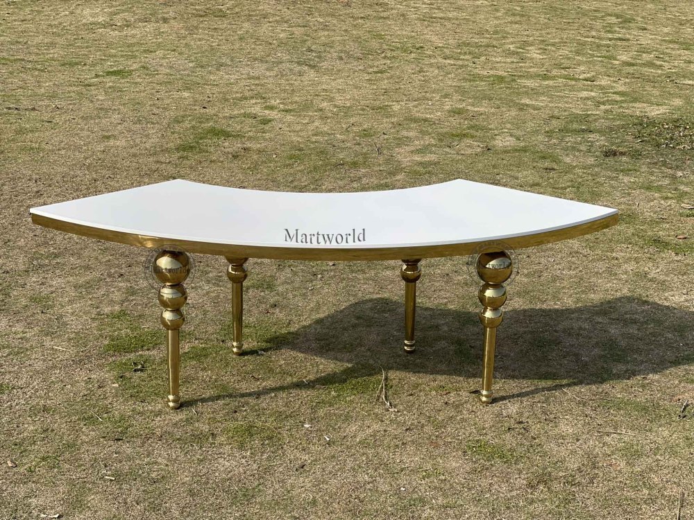 serpentine dining table wedding banquet round table bride and groom table baby shower couples shower table celebrations party dinner table