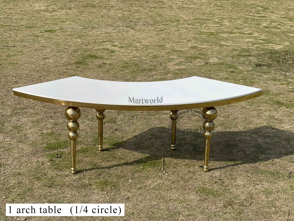 serpentine dining table wedding banquet round table bride and groom table baby shower couples shower table celebrations party dinner table