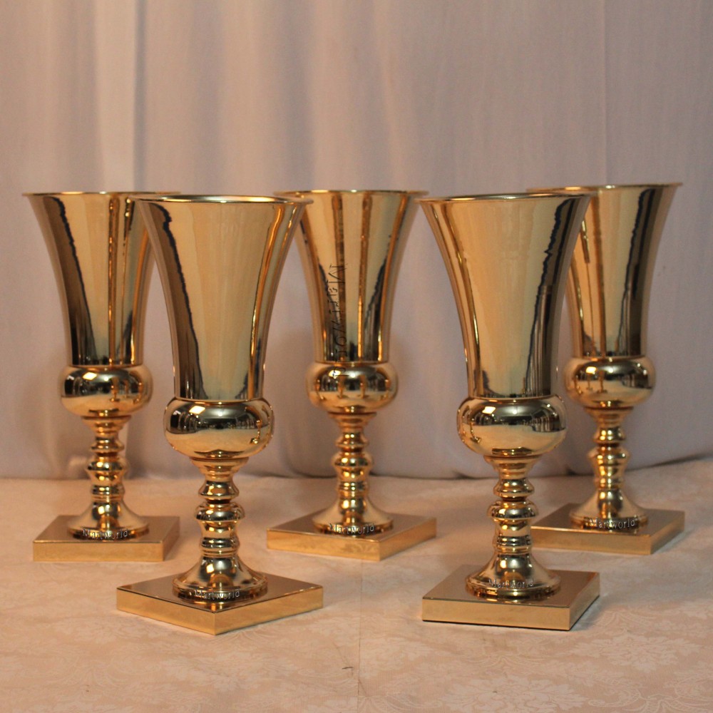 Stylish flower vase metal vases for wedding events table decor party backdrop centerpiece decor bridal shower couples shower decor ideas