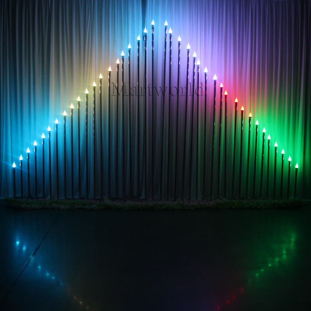 Lighted Christmas backdrop golden tube background for wedding stage party events decor bridal shower couples shower decor birthday decor