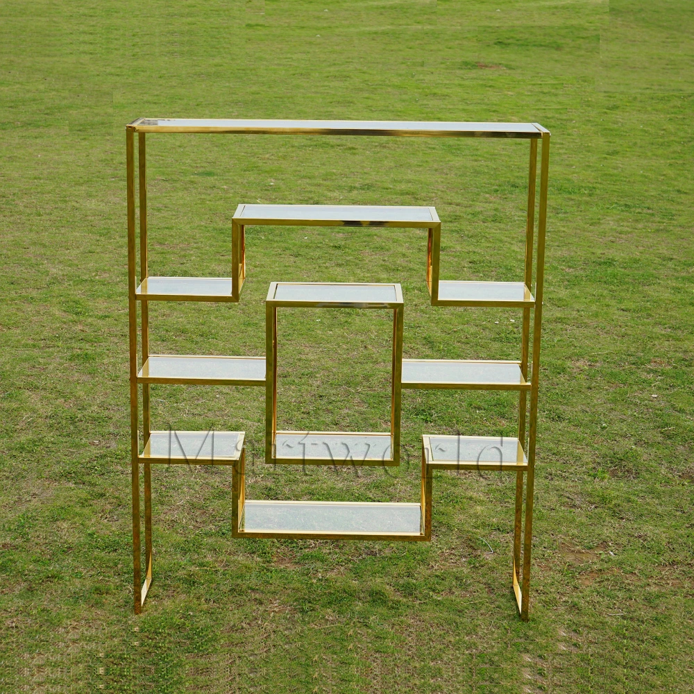 gold wine rectangle backdrop stand art display stands art shower ...