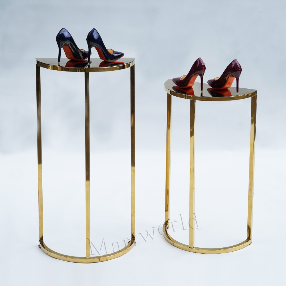 gold moon shape cake candy table top gold base aisle decoration home decoration art display stands wedding birthday party event bridal shower planning decoration