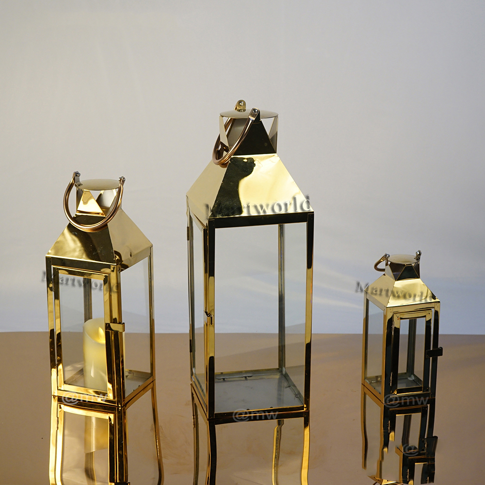 gold Lantern wedding centerpiece home decor party event table centerpiece decor