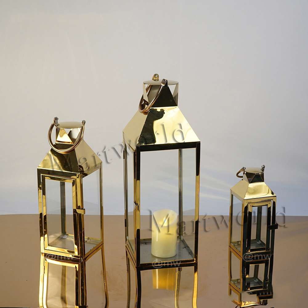 gold Lantern wedding centerpiece home decor party event table centerpiece decor