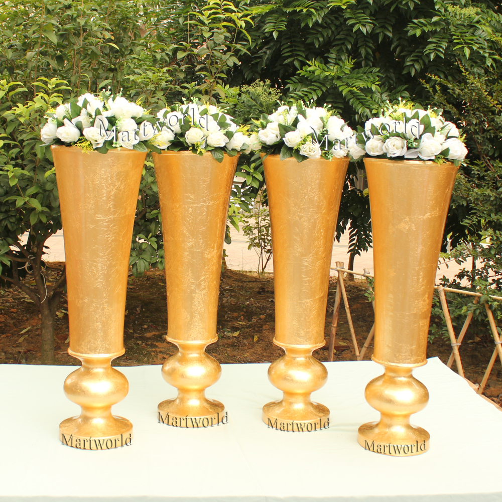 Fiber glass vase wedding party events aisle decor bridal shower photo backdrop decor hotel lobby bar flower stand decor