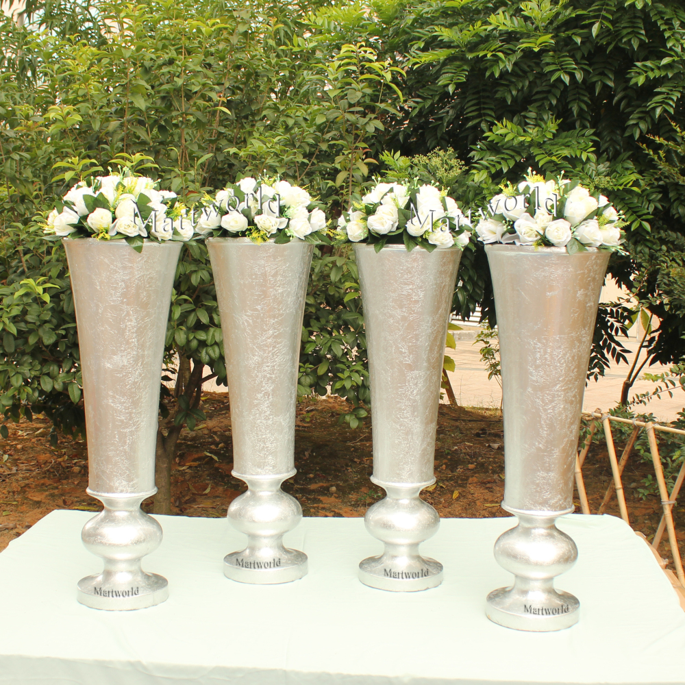 Fiber glass vase wedding party events aisle decor bridal shower photo backdrop decor hotel lobby bar flower stand decor