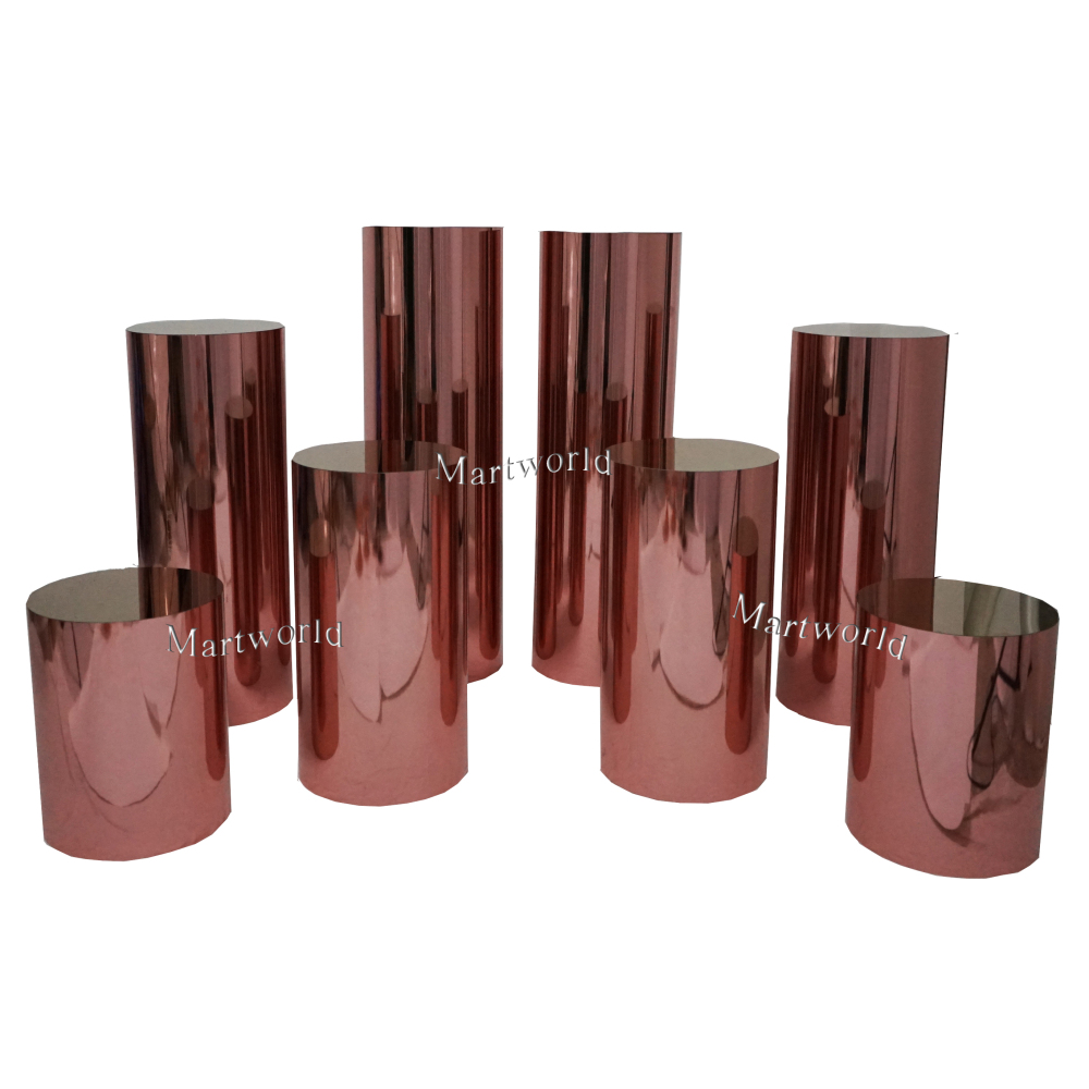 CUSTOM Any Size Rose gold pedestal stand for wedding party event cake stand bridal shower pillar stand candy sweet bar dessert table ideas