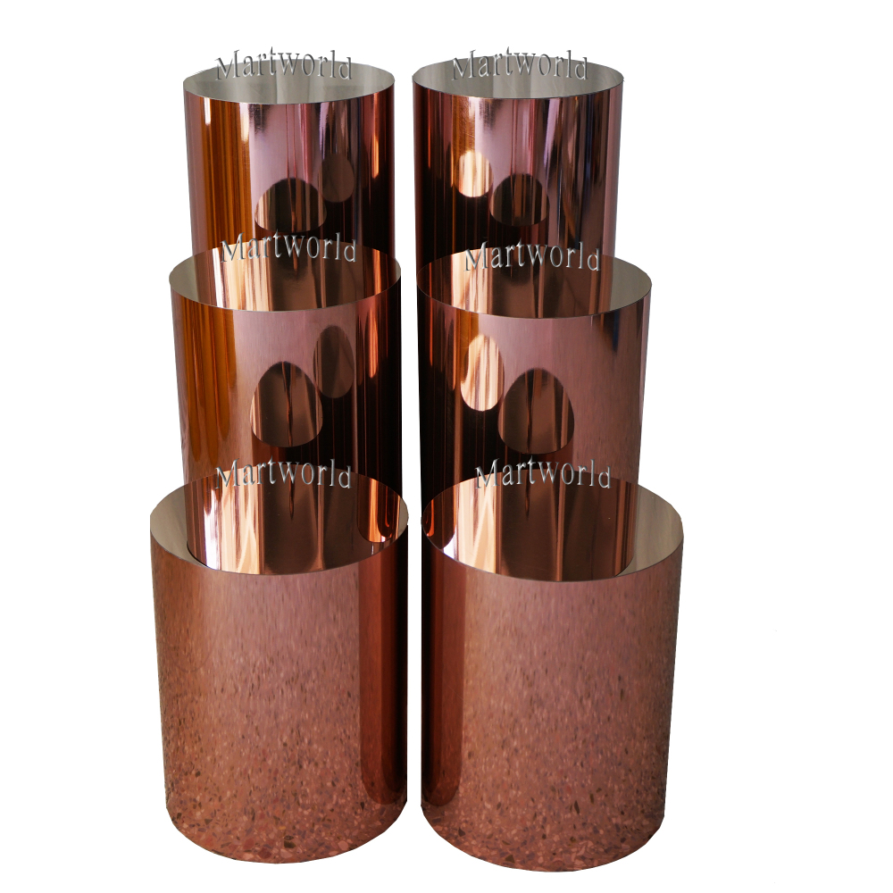 CUSTOM Any Size Rose gold pedestal stand for wedding party event cake stand bridal shower pillar stand candy sweet bar dessert table ideas