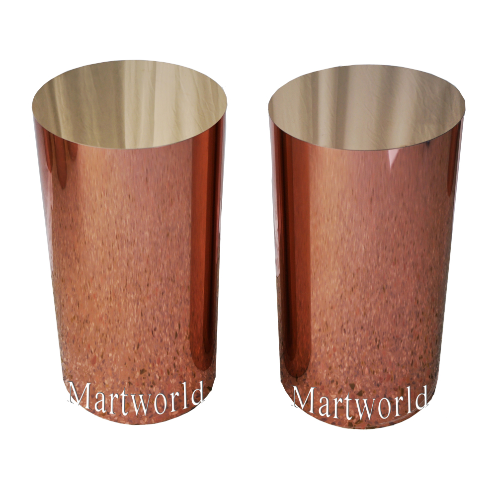 CUSTOM Any Size Rose gold pedestal stand for wedding party event cake stand bridal shower pillar stand candy sweet bar dessert table ideas