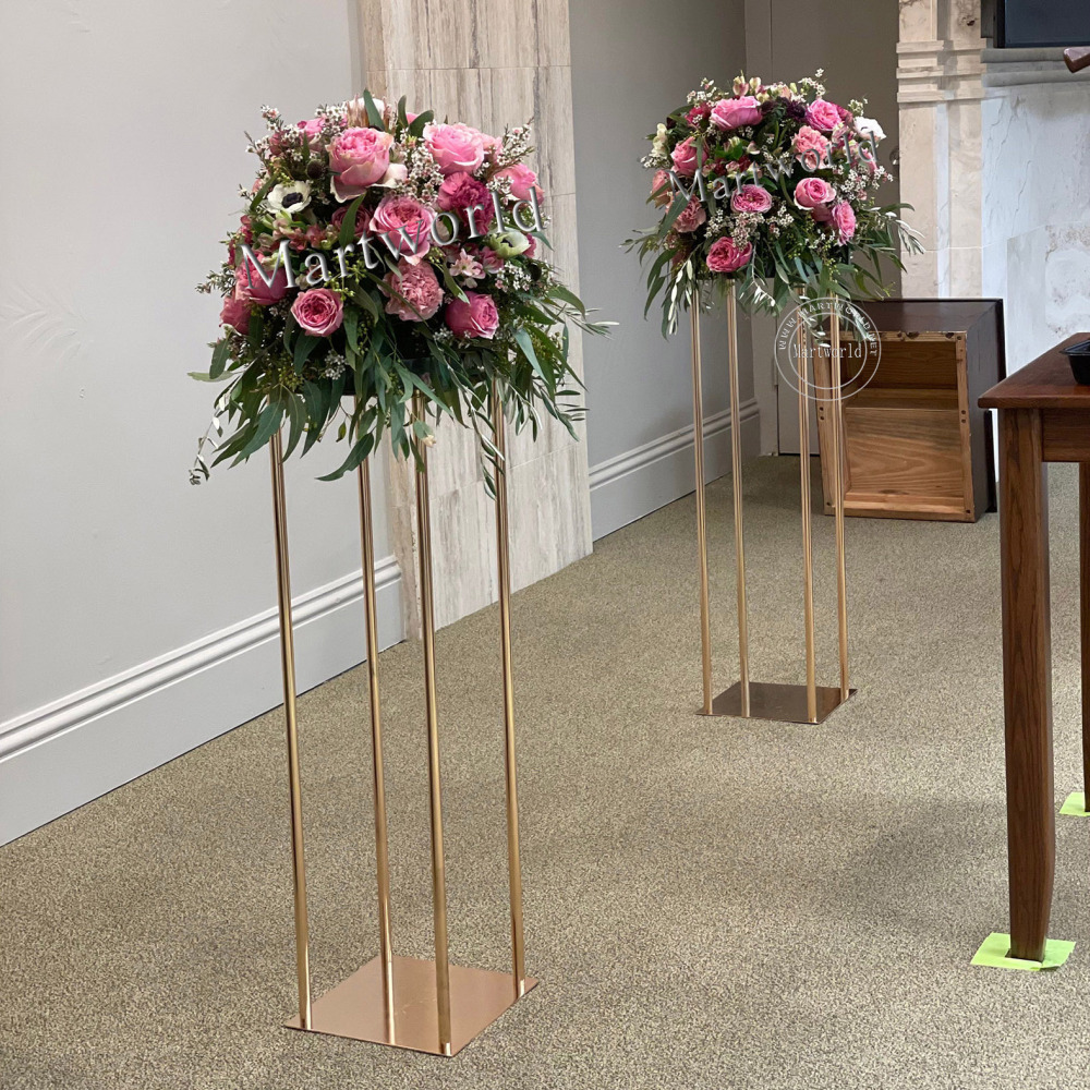 32 inch harlow stands flower stand 4 rods stand metal floral support stand event dining table centerpiece wedding banquet table decorative