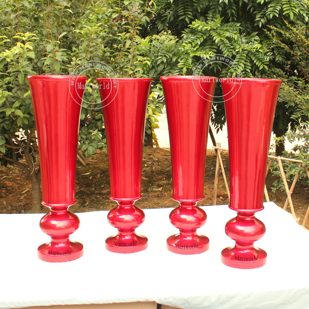 Fiber glass vase wedding party events aisle decor bridal shower photo backdrop decor hotel lobby bar flower stand decor
