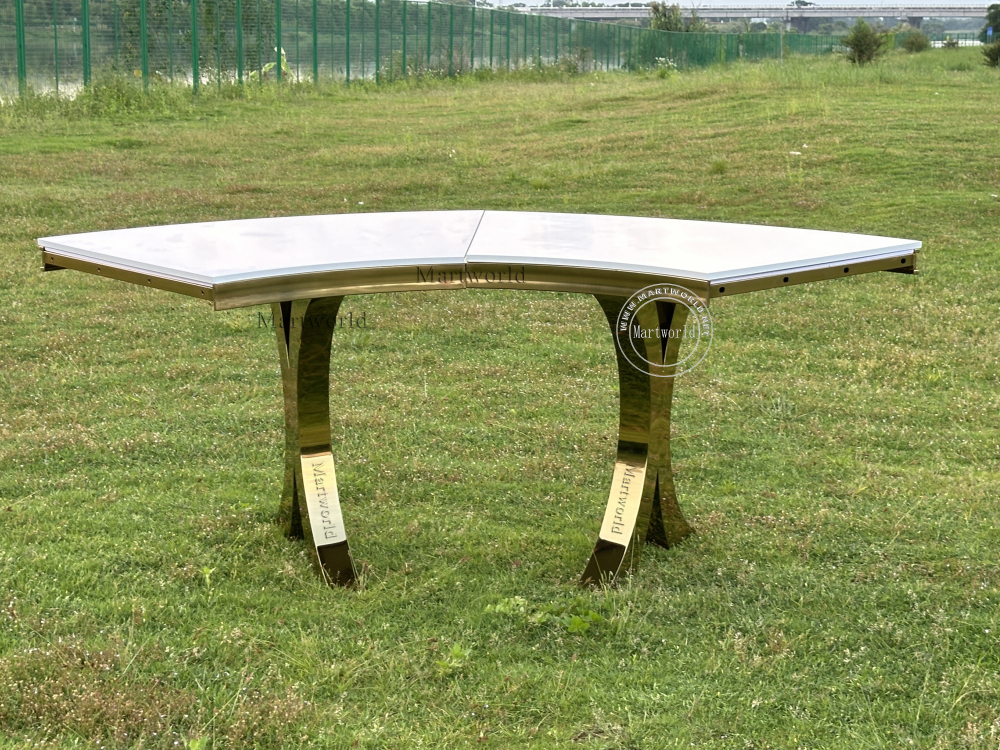 arch dining table serpentine table banquet bride & groom table party event table couples shower table birthday party dinner table decor