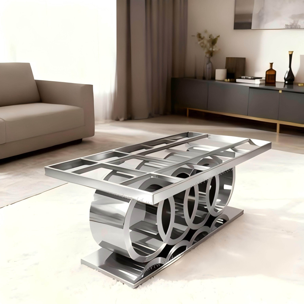 custom 8 seats silver & gold stainless steel dining table legs table bottom table frame dining base dining room table support stand