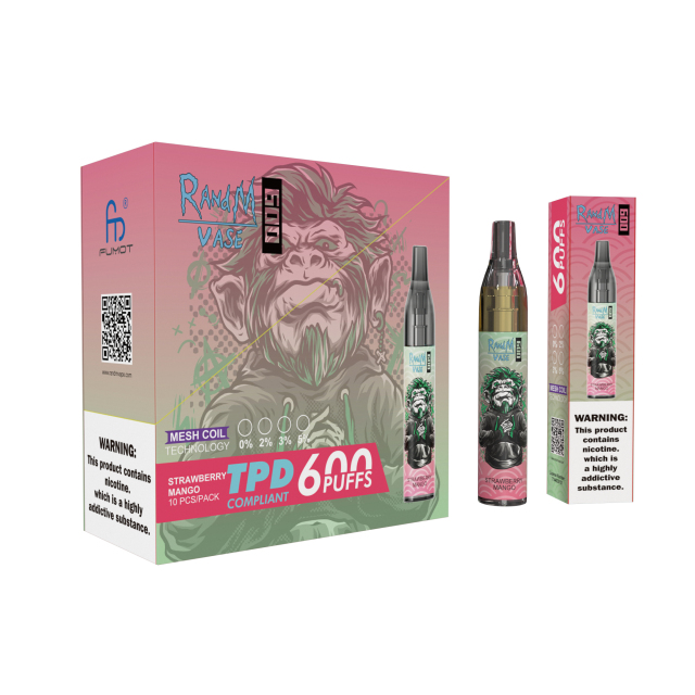 RANDM VASE 600 DISPOSABLE VAPE POD DEVICE WHOLESALE TPD (600 PUFFS)