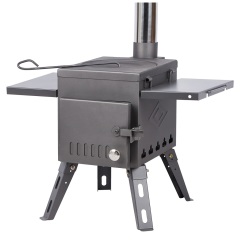 Outdoor Steel Stove Wood Stove Multipurpose Camping Tent Heating Stove Outdoor Survival Wood Burning