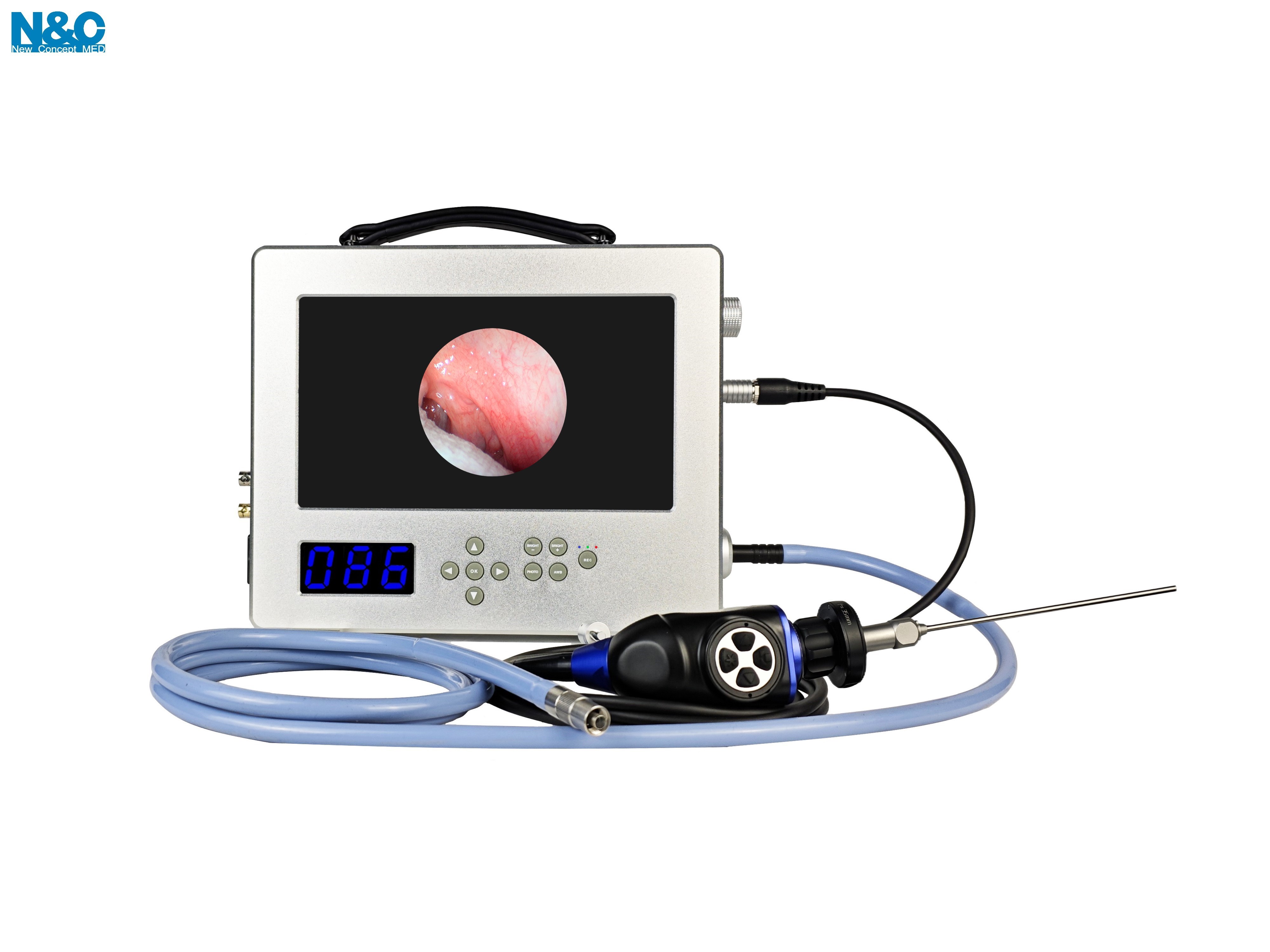 10.1-Inch All-in-One Portable 1080P Endoscope Camera System - All-in-One Endoscopy Camera