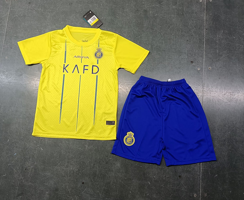 利雅得胜利儿童套装衬衫