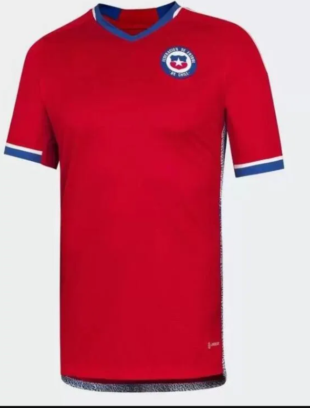 Camisetas de local y visitante de Chile, calidad oficial