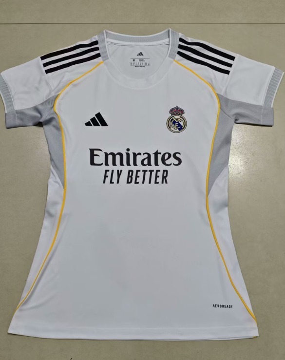 Ropa de primera equipación del Real Madrid para mujer 25-26
