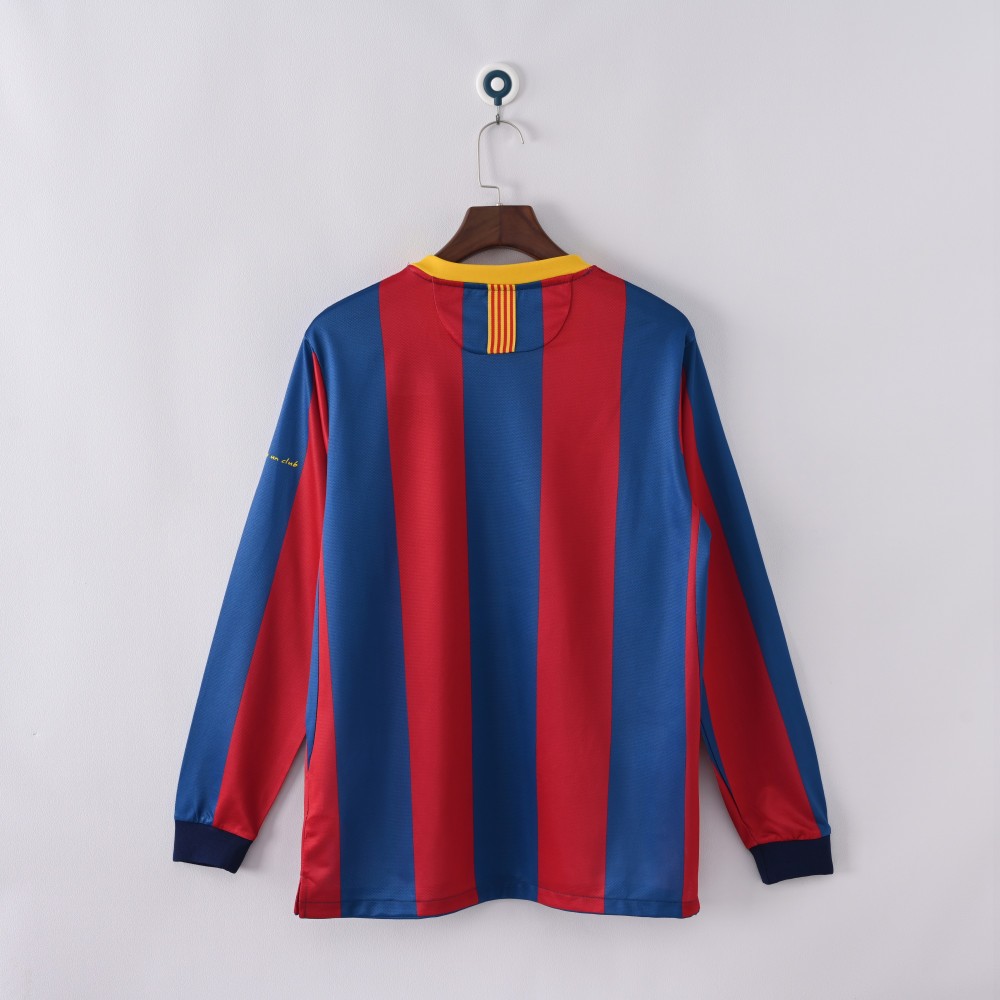 Camiseta de manga larga local de la Liga Barcelona 2010/11