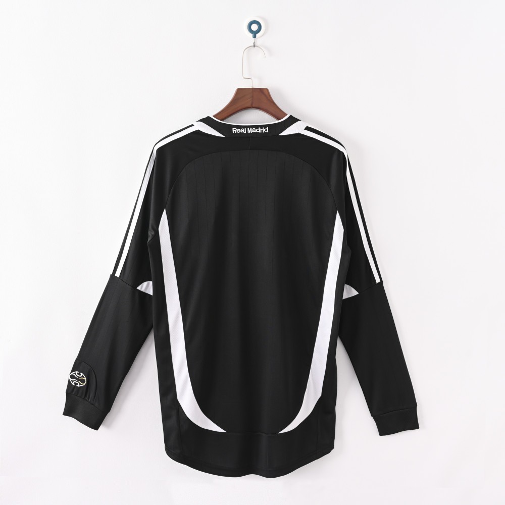 Camiseta de manga larga visitante del Real Madrid 2006/07