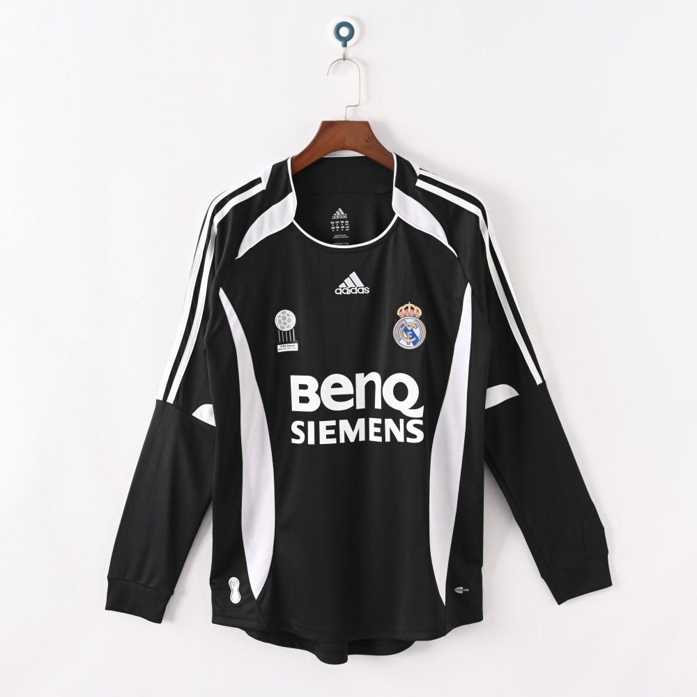 Camiseta de manga larga visitante del Real Madrid 2006/07