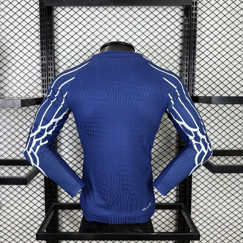 Camiseta de manga larga de visitante del Paris Saint-Germain 24-25 Edición Jugador